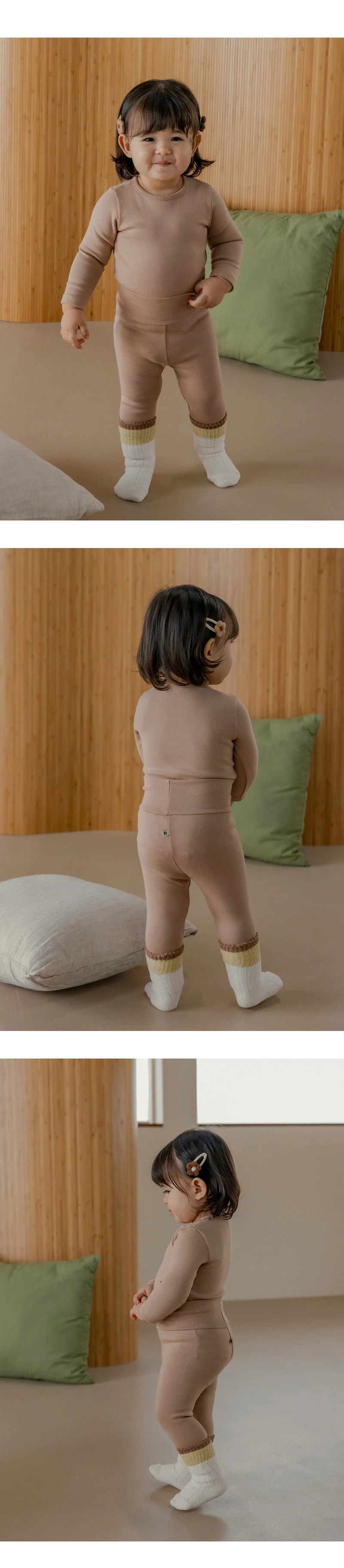 Pure Basic Modal Fleece Comfy Belly Baby by Kids Clara for Baby - view 3