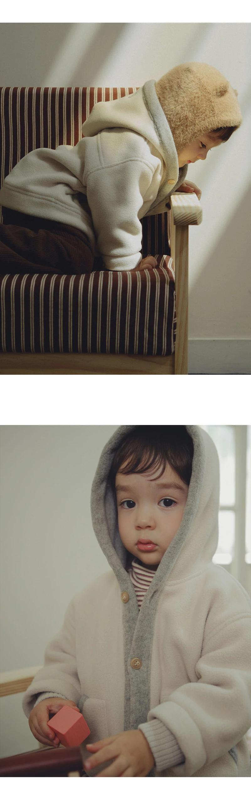 Dino Fleece Fleece Jacket by Kids Clara for Baby - view 3