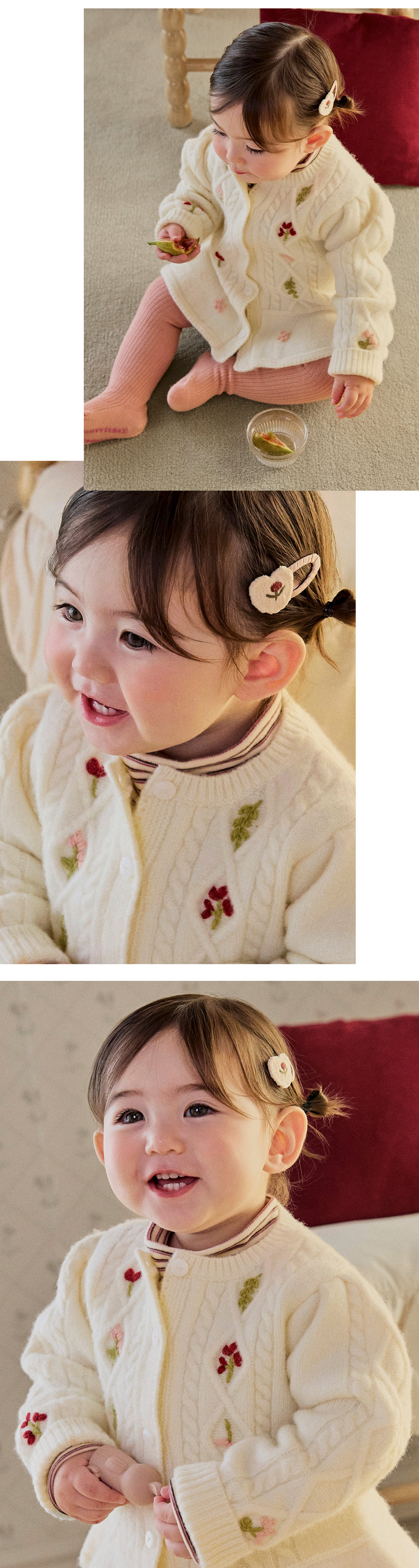 Zella Snap Pin set (set of 5) by Kids Clara for Baby - view 4