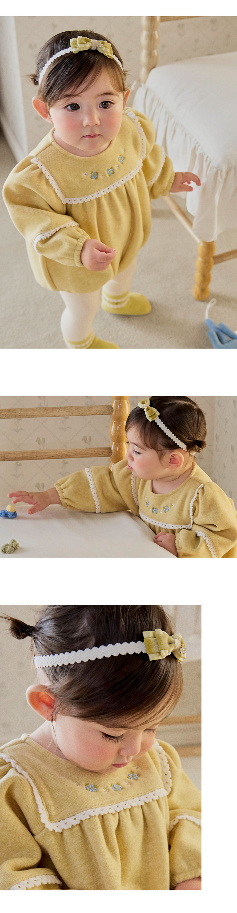 Liana Baby Headband (set of 5) by Kids Clara for Baby - view 2