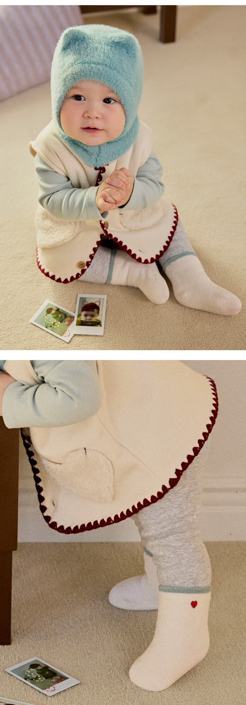 Cora Baby Socks 3-Piece Set (set of 5) by Kids Clara for Baby - view 6