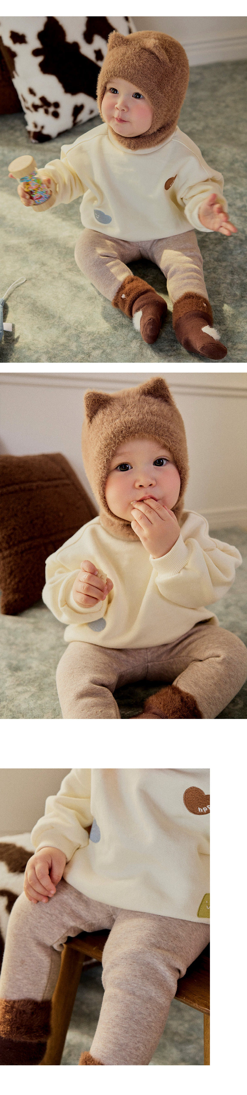 New Harpo Mink Fleece Baby Leggings by Kids Clara for Baby - view 2