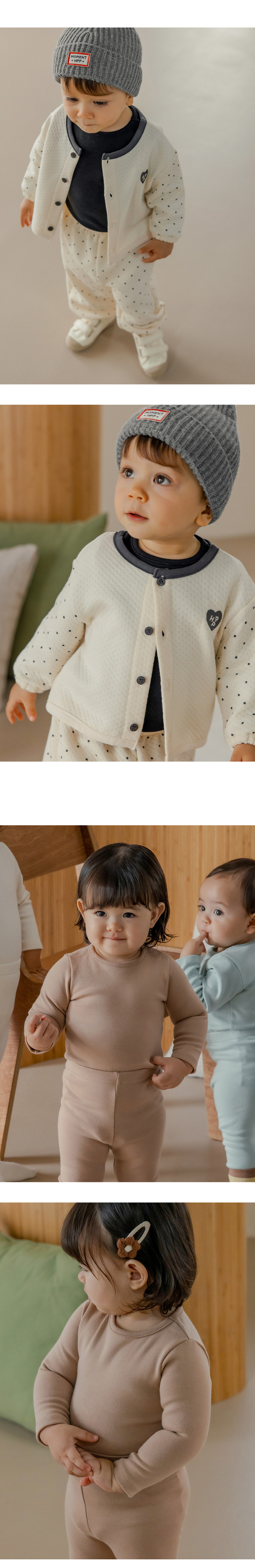 Pure Basic Modal Fleece Tee by Kids Clara for Baby - view 7