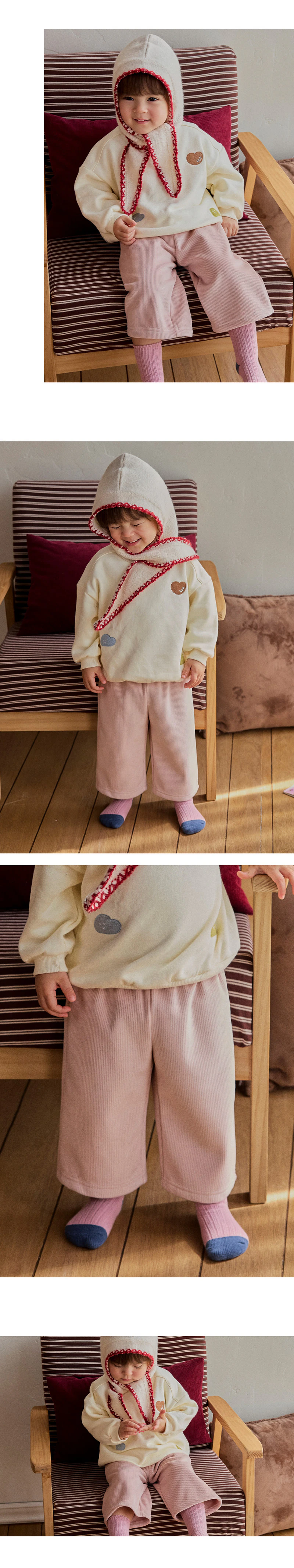 Tene Double Velour Pants by Kids Clara for Baby - view 5