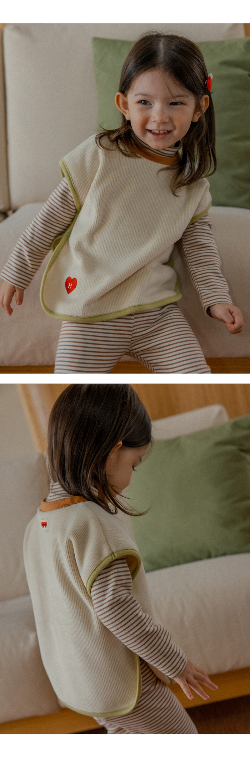 Plain Mock Neck Tee by Kids Clara for Baby - view 7