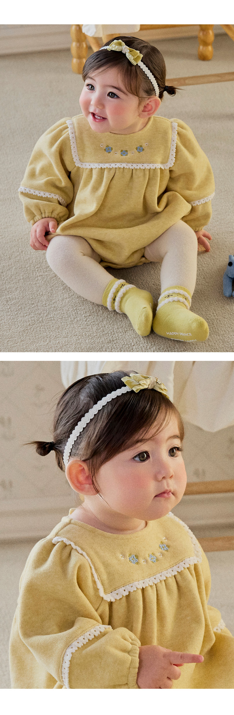 Liana Baby Headband (set of 5) by Kids Clara for Baby - view 3