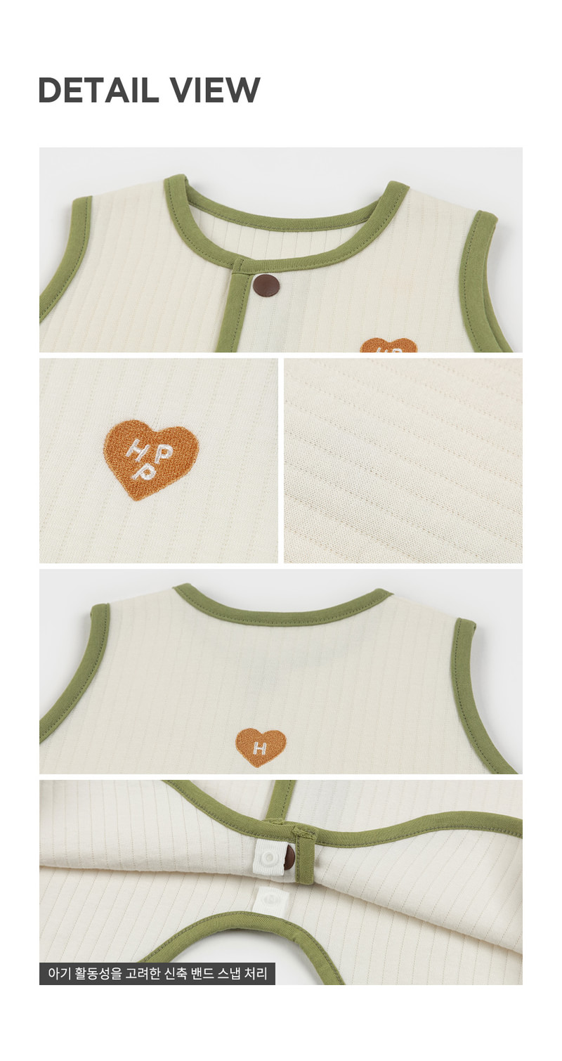 Line Dream Bamboo Baby Sleep Vest by Kids Clara for Baby - view 10
