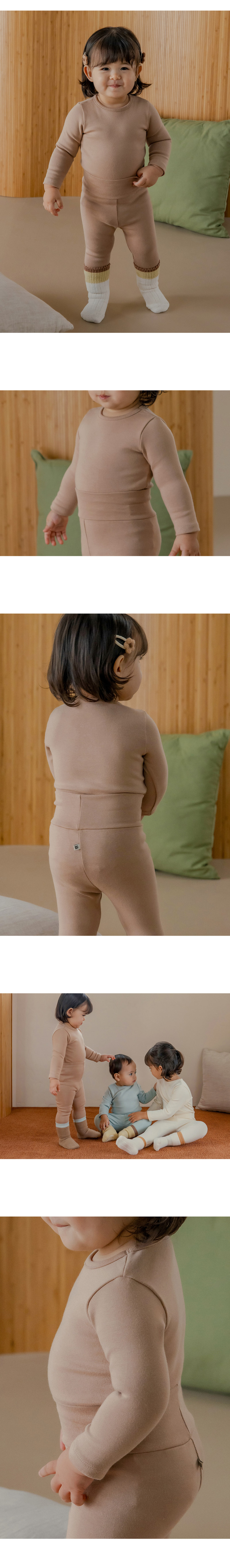 Pure Basic Modal Fleece Tee by Kids Clara for Baby - view 8