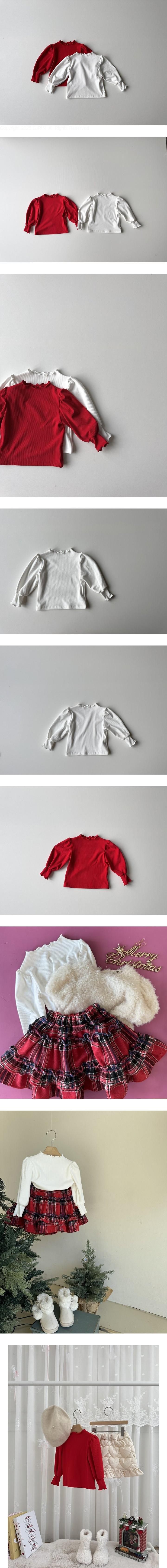 Ribbed Puff Tee by Le petitmot for Child - view 1