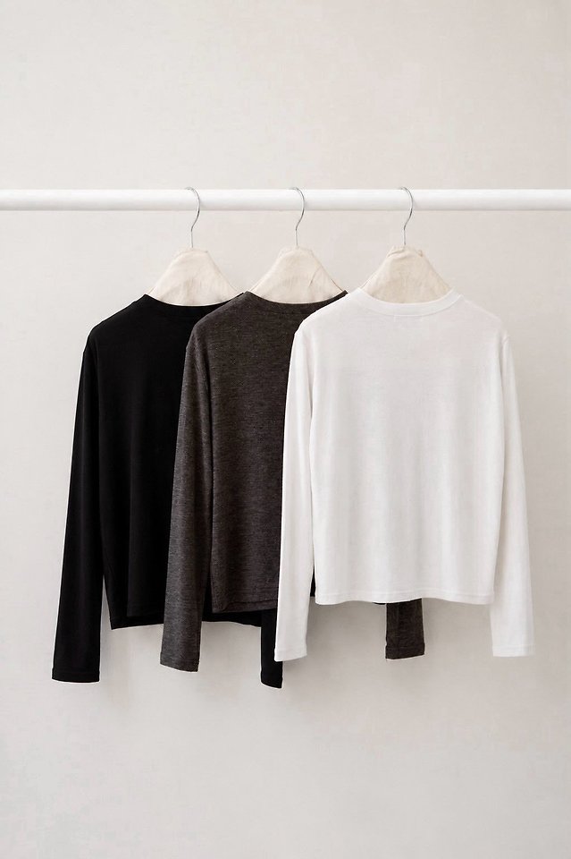 Mocca V-Neck Basic Tee by Lenoii for Women - view 10