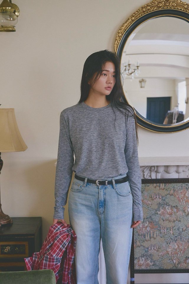 Terra Round-Neck Basic Tee by Lenoii for Women - view 1
