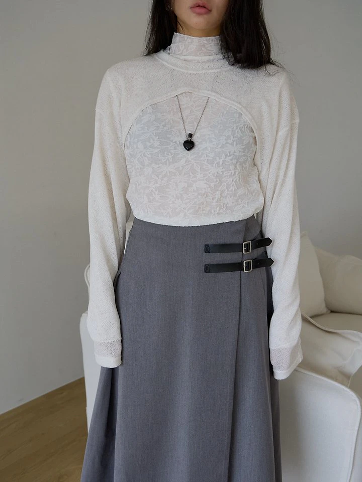 Latte Bolero Tee Cardigan by Lenoii for Women - view 1