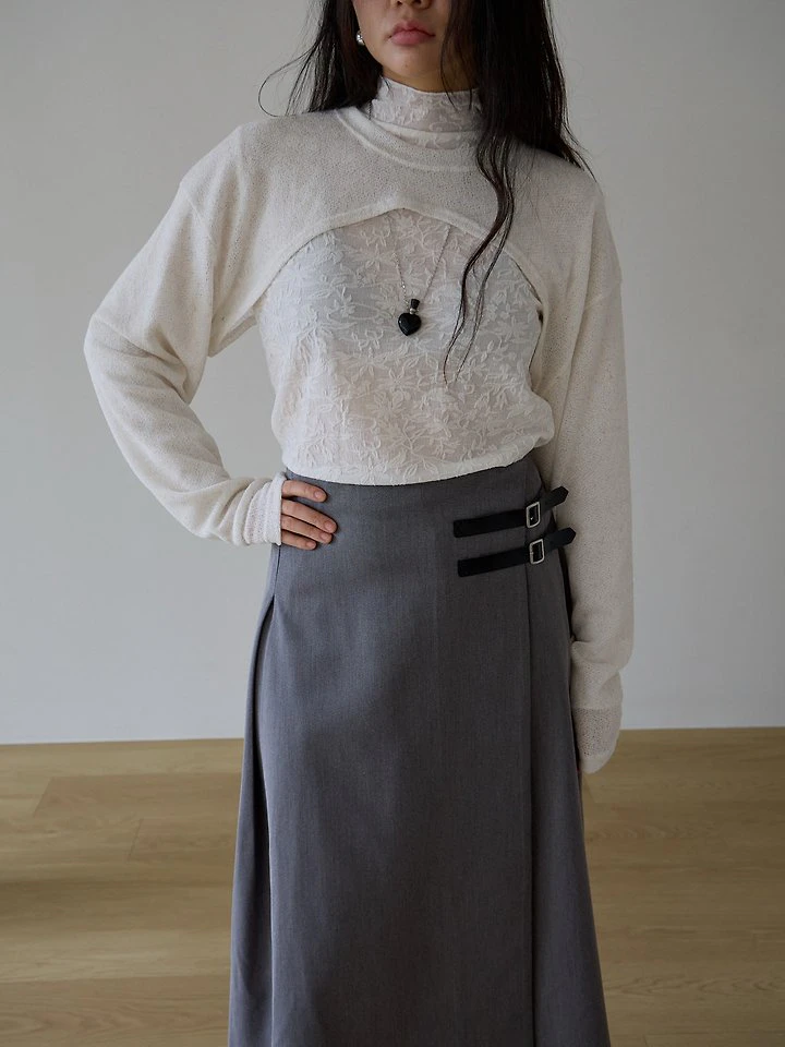 Latte Bolero Tee Cardigan by Lenoii for Women - view 7