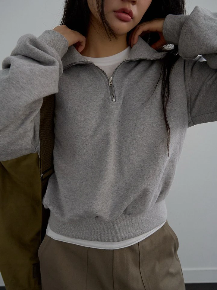 Melbon Half-Zip Sweatshirt by Lenoii for Women - view 6