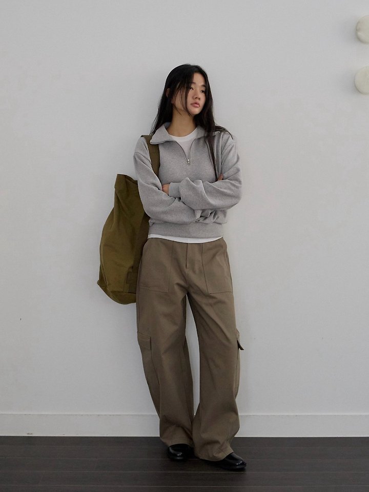 Earth Cotton Cargo Pants by Lenoii for Women - view 1
