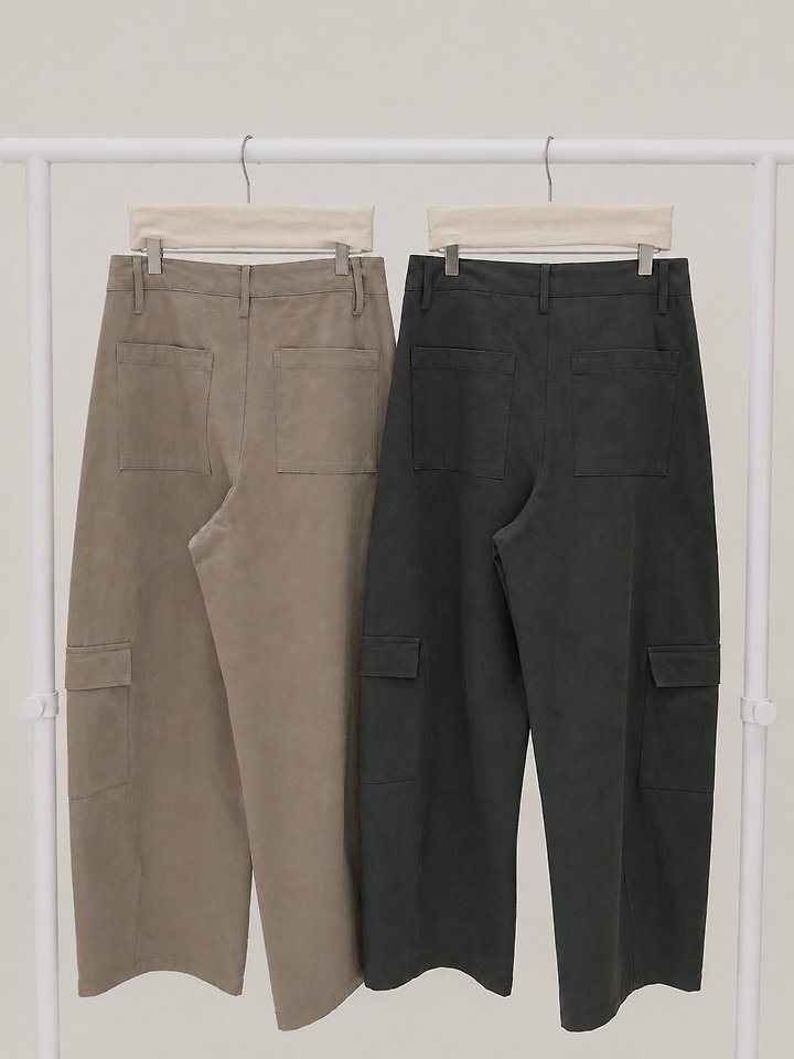 Earth Cotton Cargo Pants by Lenoii for Women - view 11