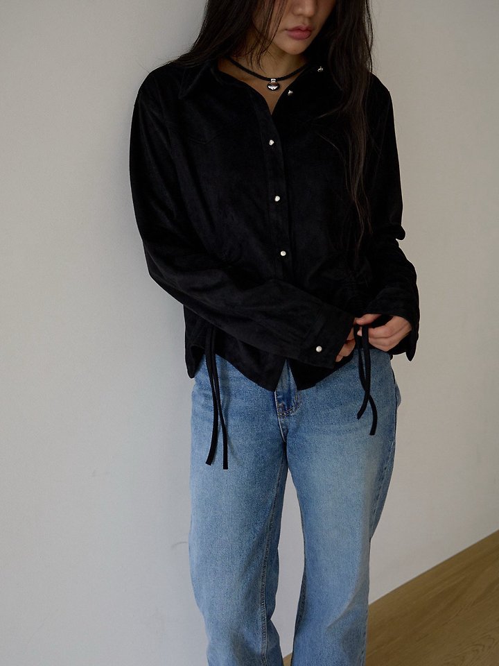 Western Suede Shirt by Lenoii for Women - view 10