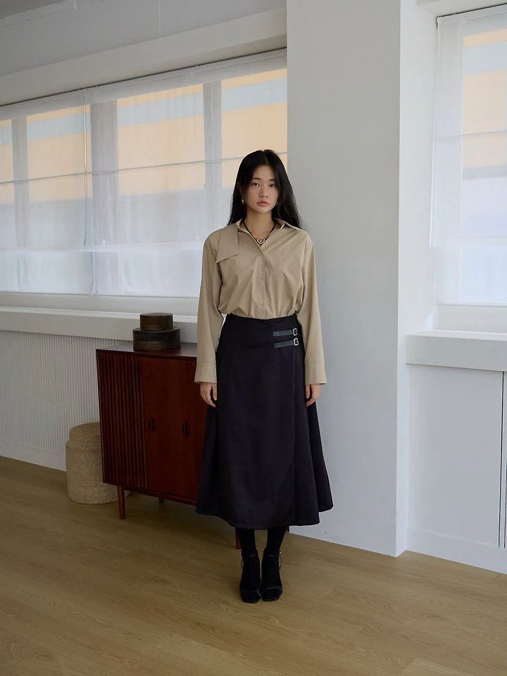 Chocol Wrap Shirt (Detachable Wrap) by Lenoii for Women - view 8