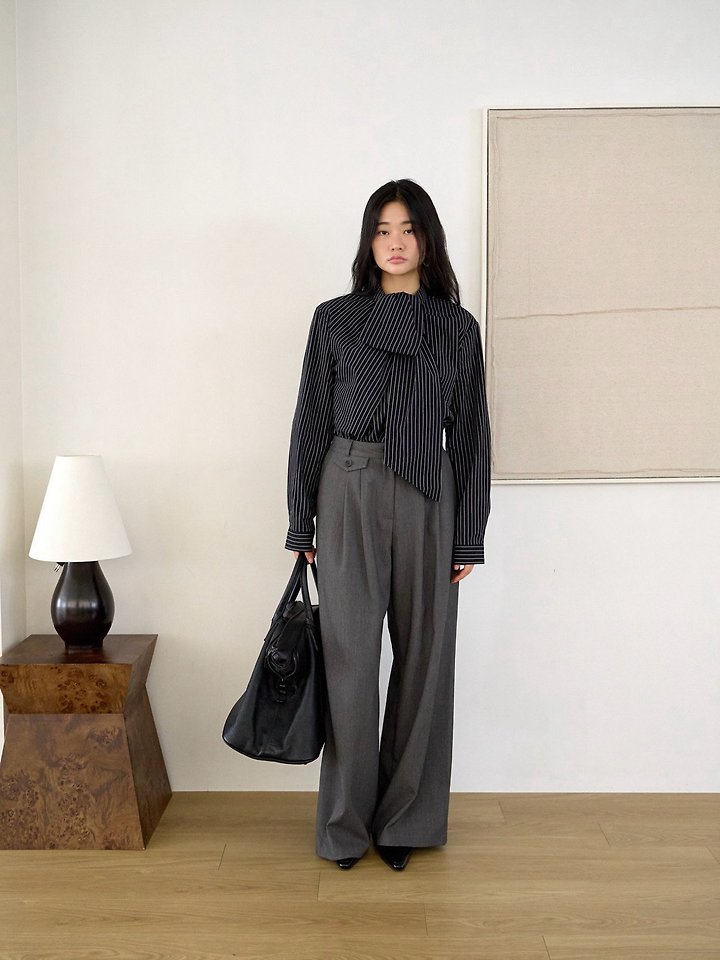 Duomo Pintuck Pants by Lenoii for Women - view 4