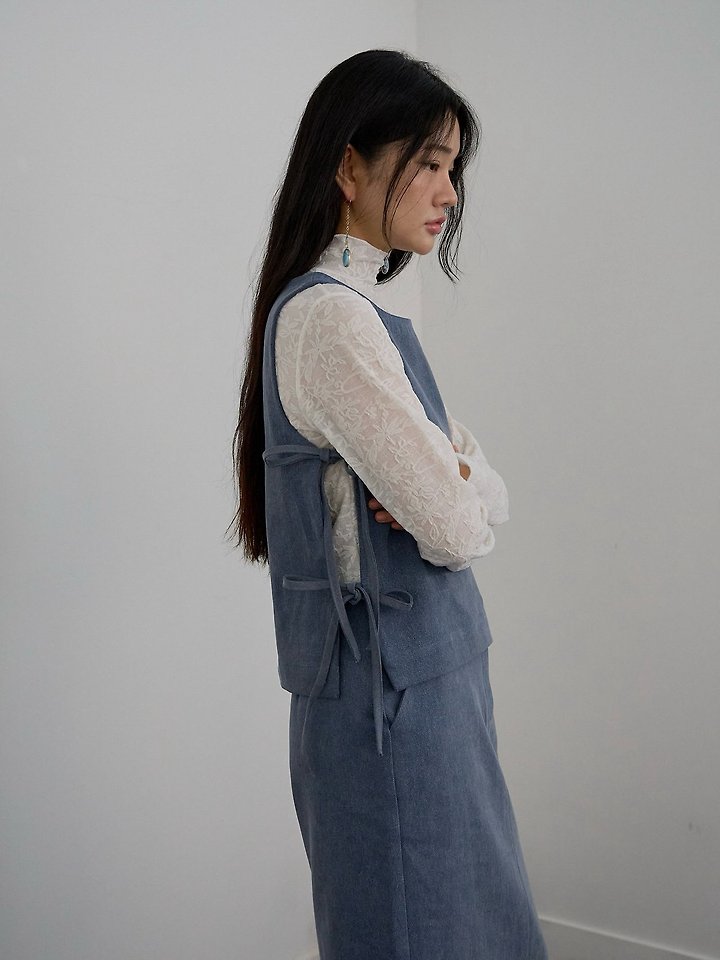 Mute Pigment Vest by Lenoii for Women - view 4