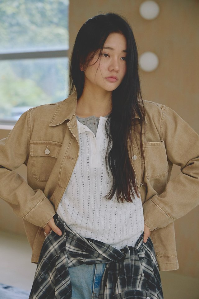 Soho Vintage Wash Chore Jacket by Lenoii for Women - view 1