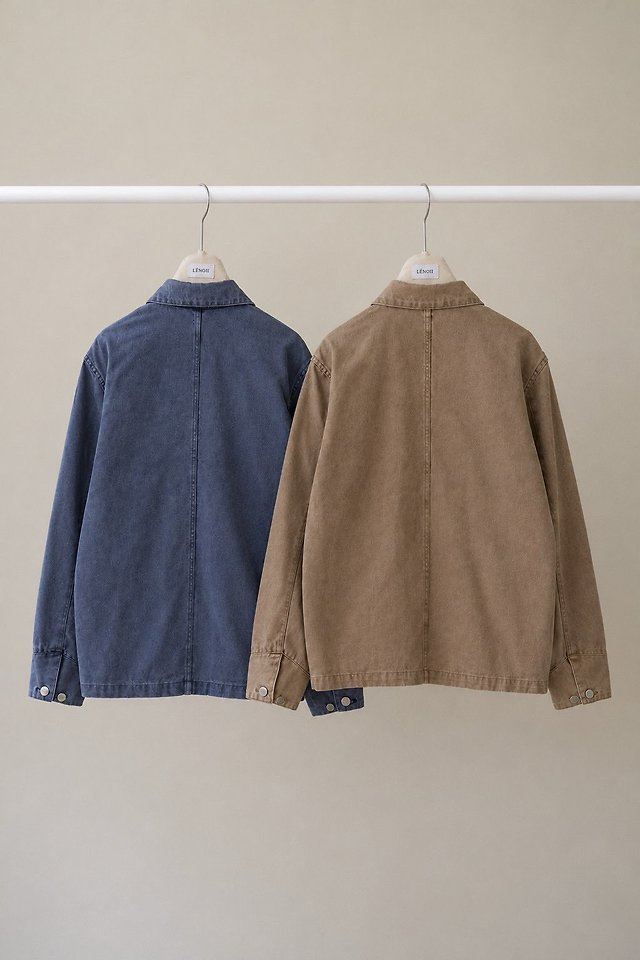 Soho Vintage Wash Chore Jacket by Lenoii for Women - view 12