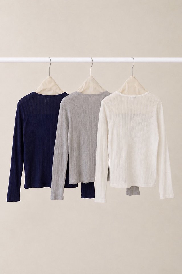 Ivy Henley-Neck Tee by Lenoii for Women - view 12