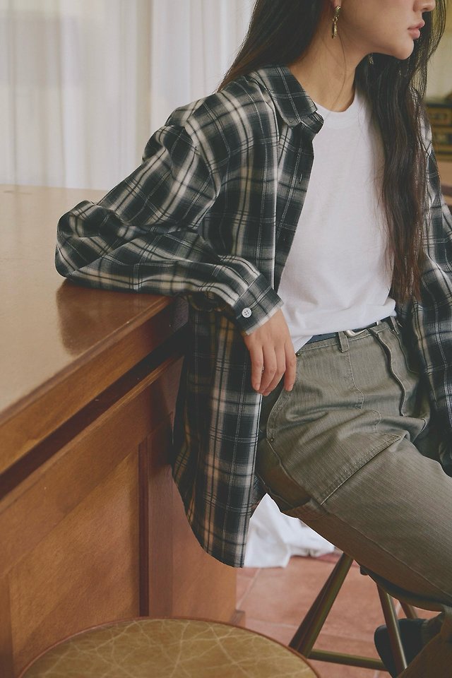 Brooklyn Check Shirt by Lenoii for Women - view 5