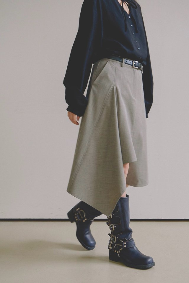 London Asymmetric Skirt by Lenoii for Women - view 5
