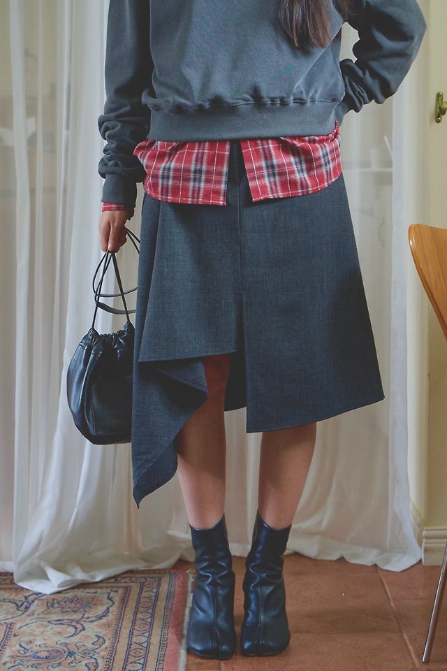 London Asymmetric Skirt by Lenoii for Women - view 9