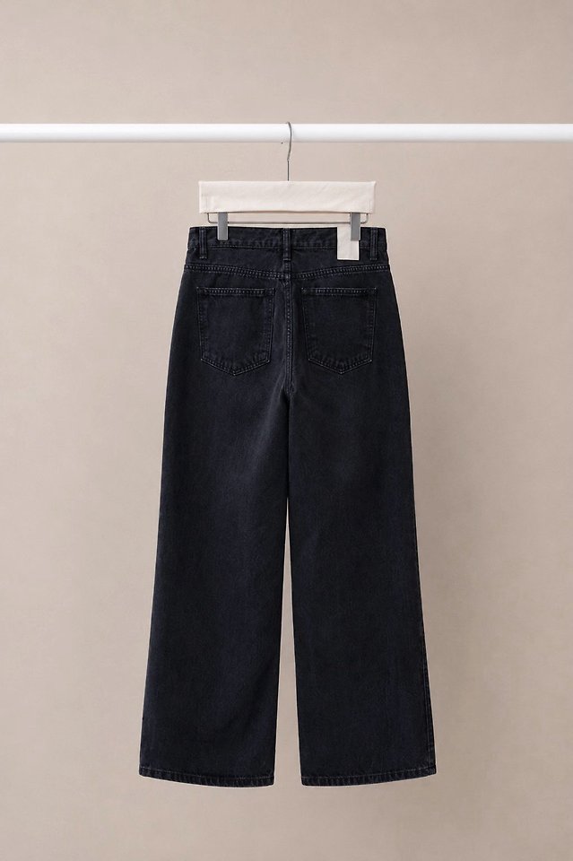 Luxen Semi Bootcut Black Jeans by Lenoii for Women - view 8