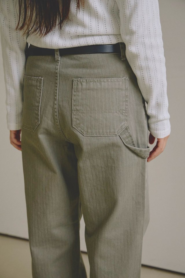 Mark Herringbone Outpocket Cotton Pants by Lenoii for Women - view 10