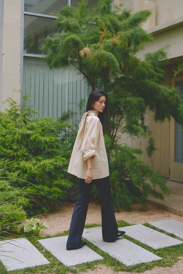 Guinness Bootcut Slacks Pants by Lenoii for Women - view 1