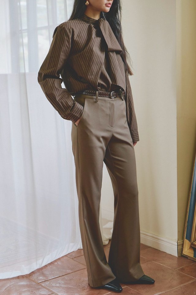 Guinness Bootcut Slacks Pants by Lenoii for Women - view 7