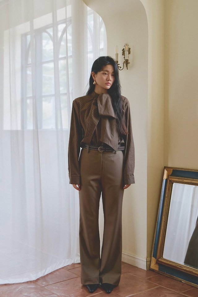 Guinness Bootcut Slacks Pants by Lenoii for Women - view 9