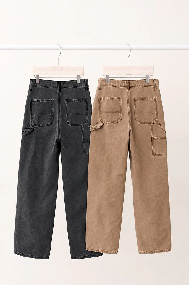 Dipo Oxford Carpenter Work Pants by Lenoii for Women - view 12