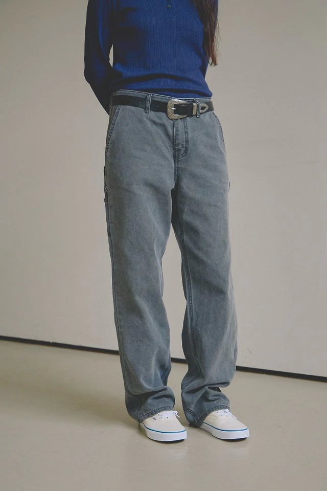 Dipo Oxford Carpenter Work Pants by Lenoii for Women - view 2