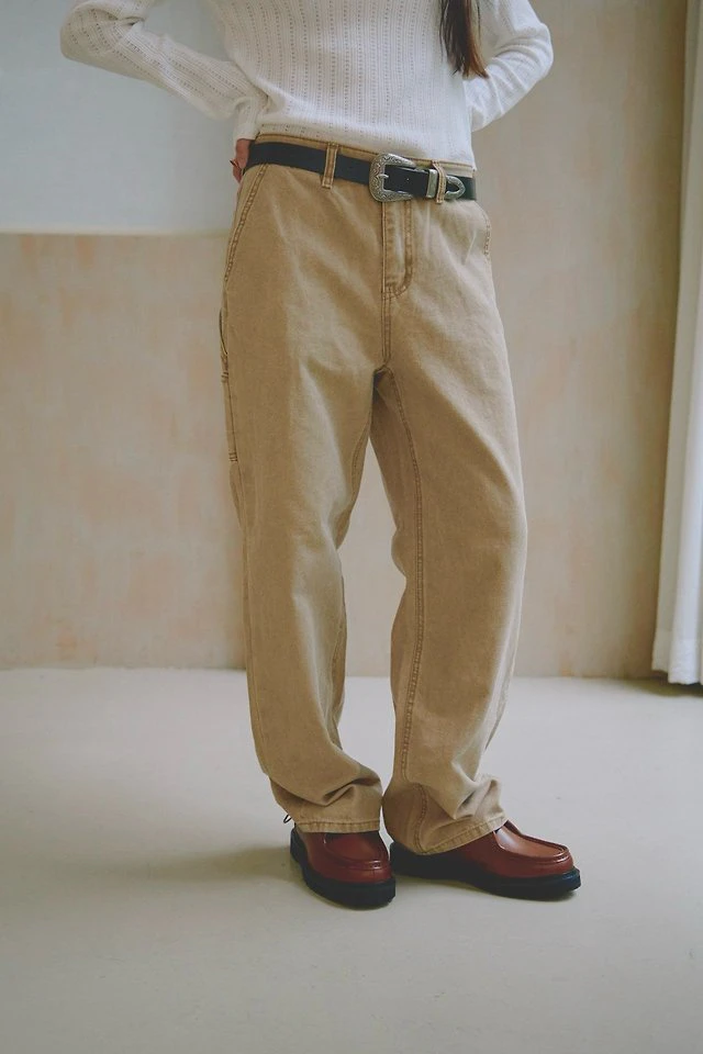 Dipo Oxford Carpenter Work Pants by Lenoii for Women - view 6