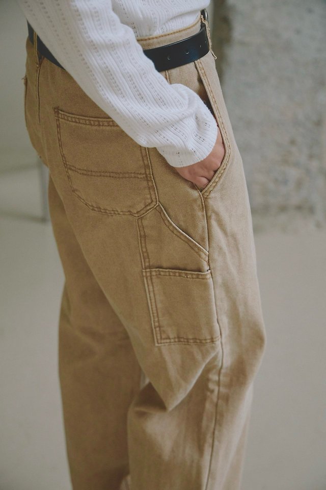 Dipo Oxford Carpenter Work Pants by Lenoii for Women - view 8