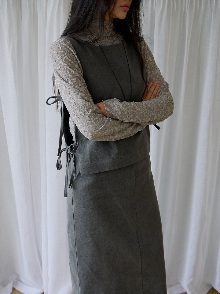 Mute Pigment Vest by Lenoii for Women - view 8