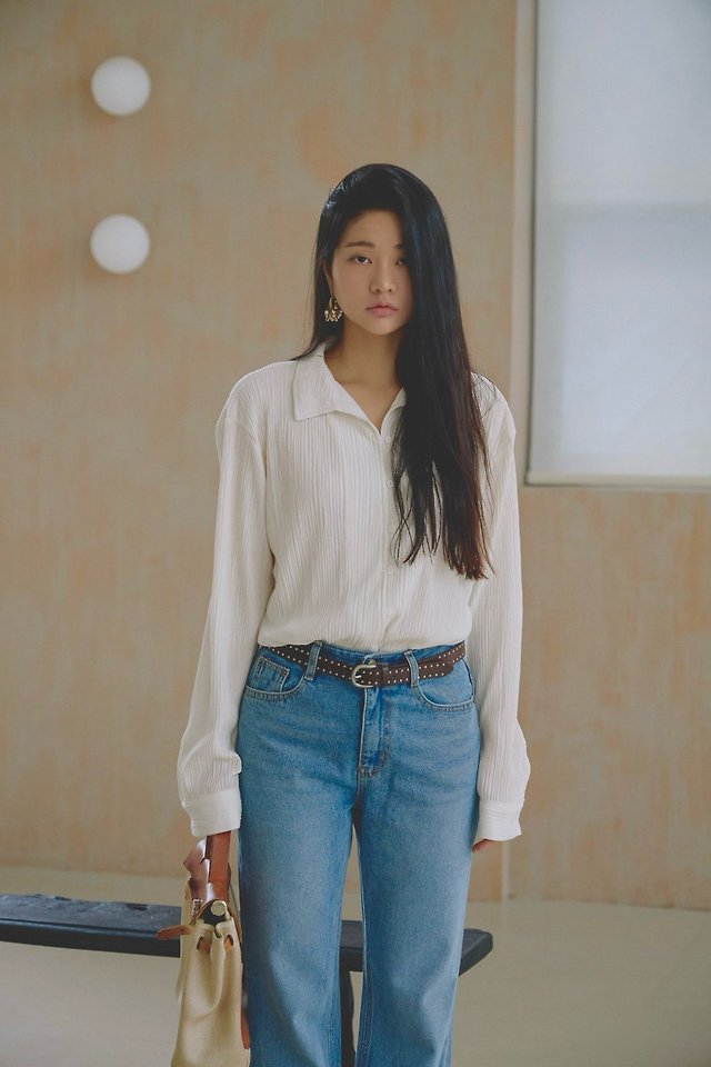 Urban Pleats Shirt Blouse by Lenoii for Women - view 2