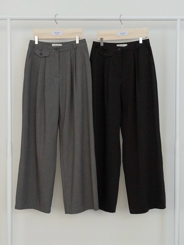 Duomo Pintuck Pants by Lenoii for Women - view 11