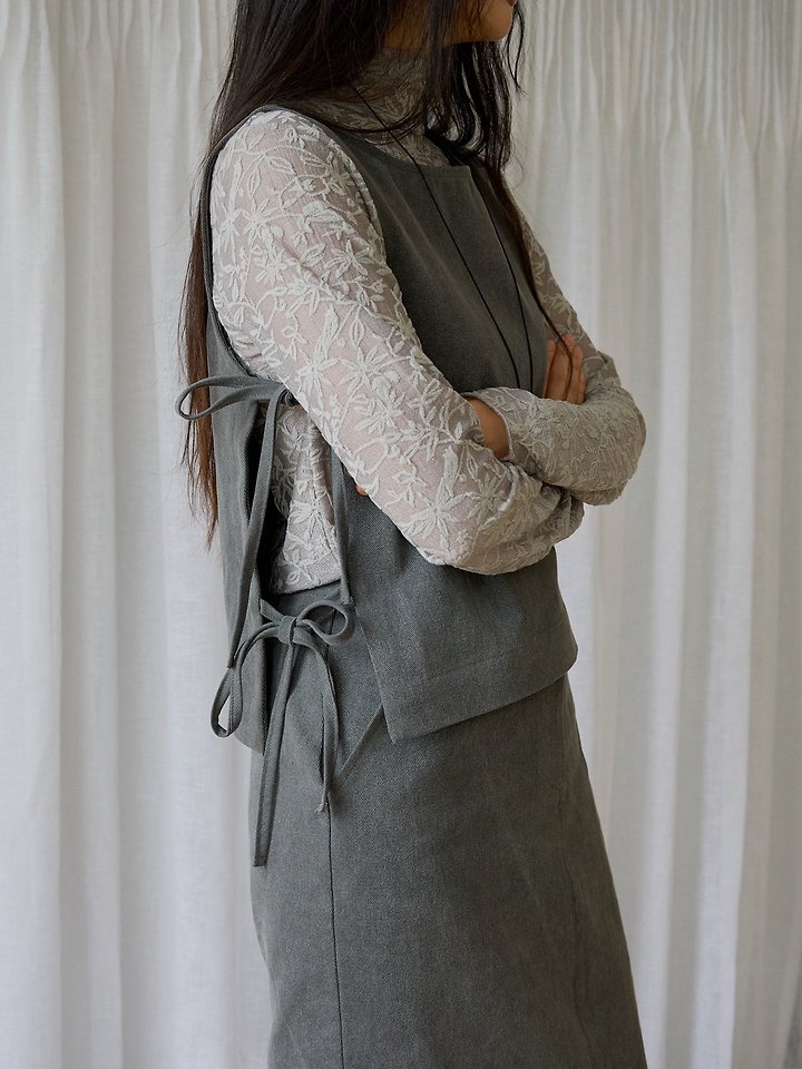 Mute Pigment Vest by Lenoii for Women - view 9
