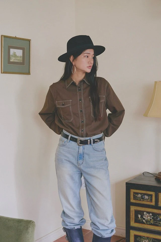 Seattle Stitch Shirt by Lenoii for Women - view 4