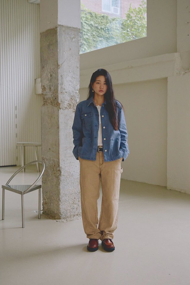 Soho Vintage Wash Chore Jacket by Lenoii for Women - view 8