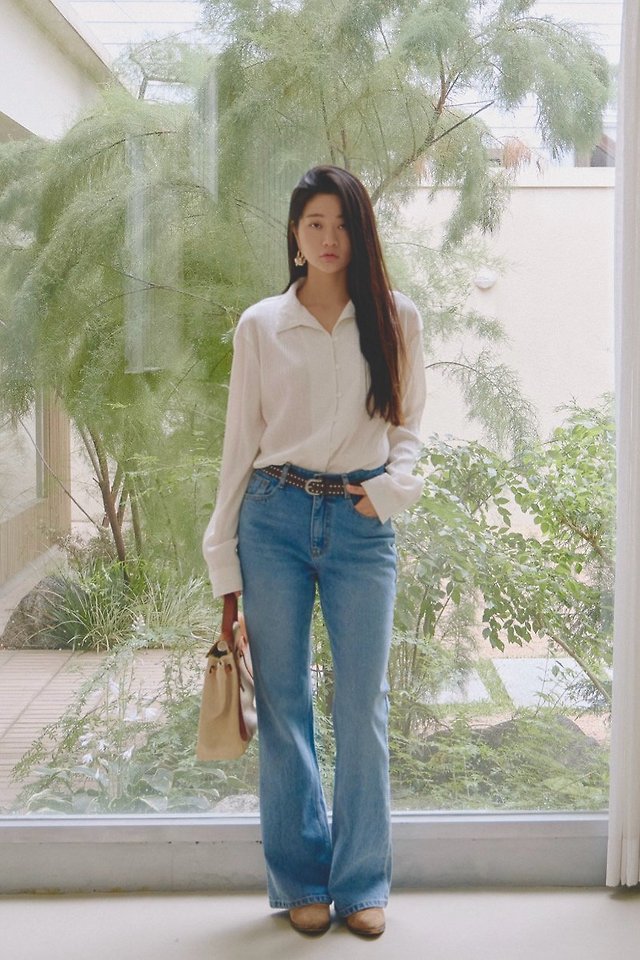 Urban Pleats Shirt Blouse by Lenoii for Women - view 4