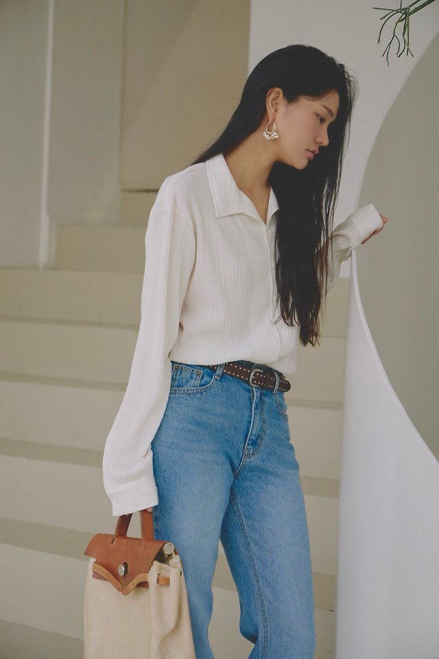 Urban Pleats Shirt Blouse by Lenoii for Women - view 5