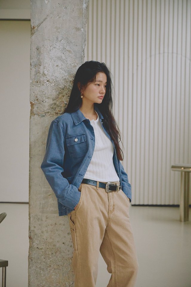 Soho Vintage Wash Chore Jacket by Lenoii for Women - view 10
