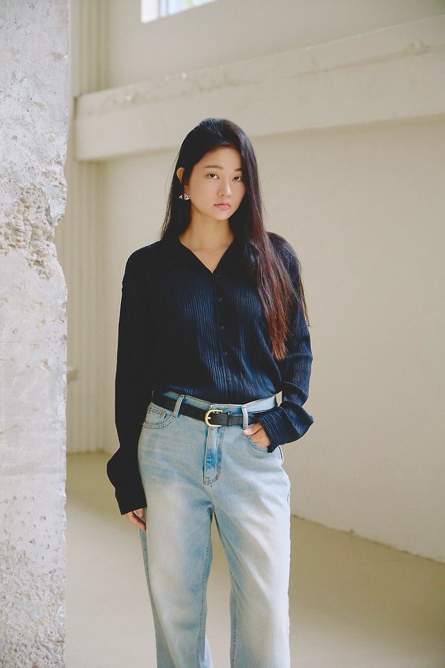 Urban Pleats Shirt Blouse by Lenoii for Women - view 6