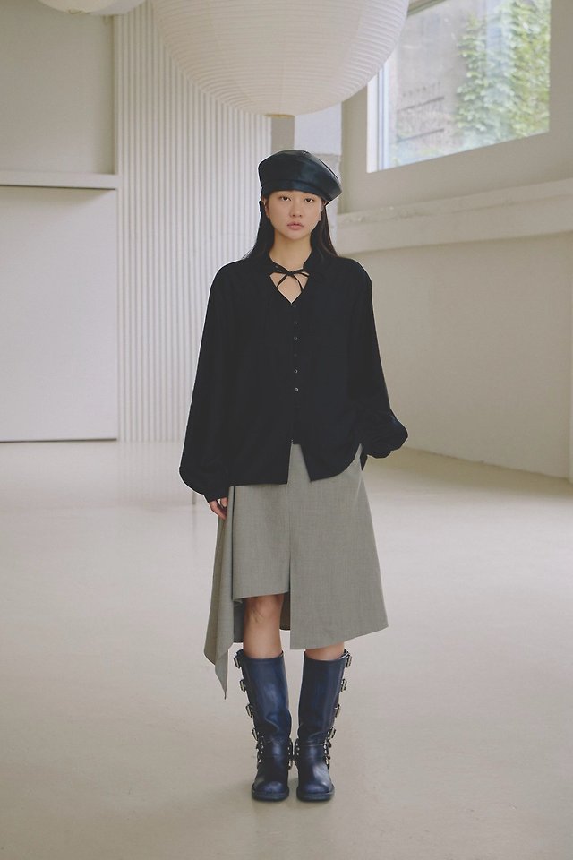 London Asymmetric Skirt by Lenoii for Women - view 1